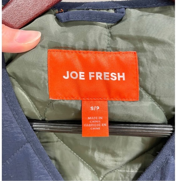 Joe Fresh Navy Onion Quilted Field Vest Size S (unisex) - Picture 4 of 5